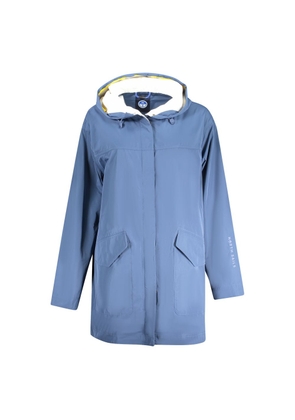 Blue Polyester Jackets & Coat - S