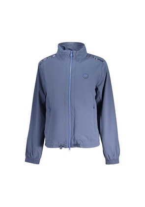 Blue Nylon Jackets & Coat - S