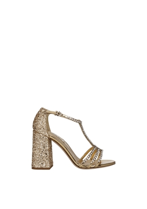 Miu Miu Gold Plastic Platforms - EU37.5/US7.5