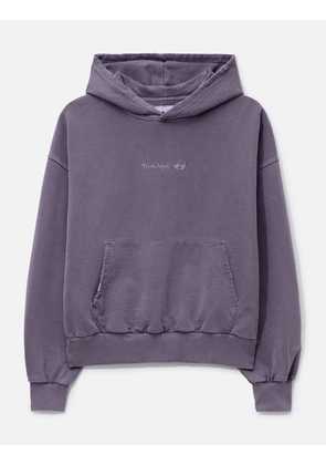 Pigment Dyed Purple Icon Hoodie