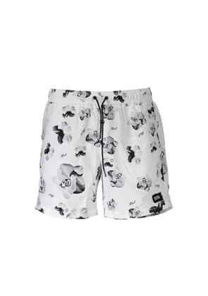 Karl Lagerfeld White Polyester Swimwear - M