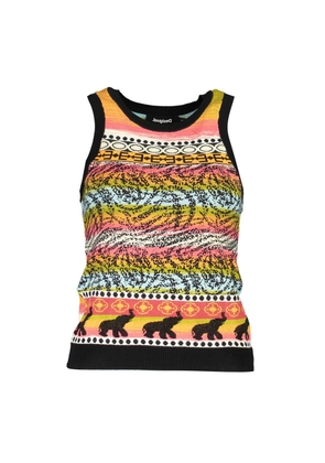 Desigual Black Cotton Tank Top - L