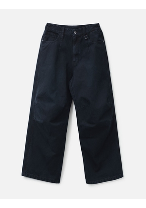 3D Wide Dyed Denim Pants