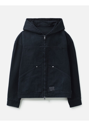 Hood Dyed Denim Jacket