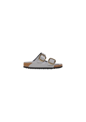 Birkenstock Gray Leather Slipper - EU38/US8