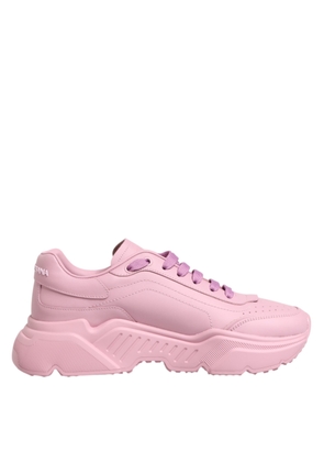 Pink Leather Daymaster Low Top Sneakers Shoes - EU47/US14