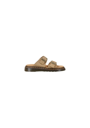 Dr. Martens Beige Leather Flat Sandals - EU40/US7