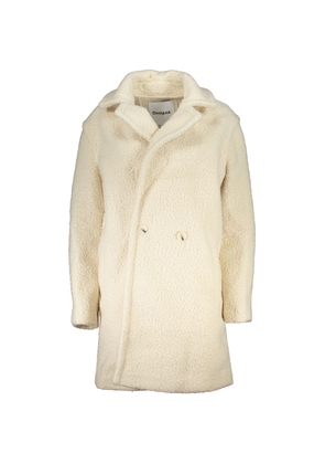 White Polyester Jackets & Coat - XL