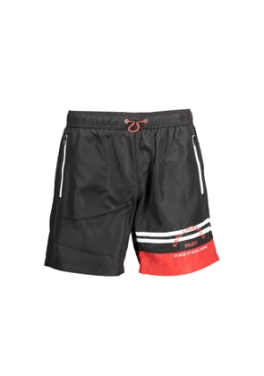 Karl Lagerfeld Black Polyester Swimwear - M