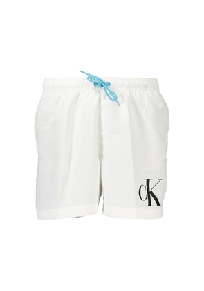 Calvin Klein White Polyester Swimwear - XXL