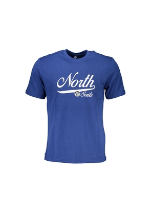 Blue Cotton T-Shirt - M