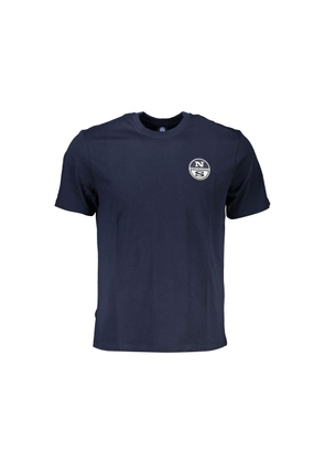 Blue Cotton T-Shirt - M