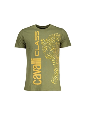 Green Cotton T-Shirt - XL