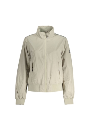 Gray Polyester Jackets & Coat - XL