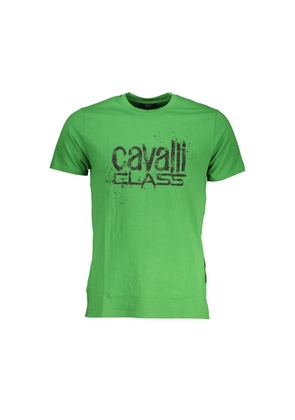 Green Cotton T-Shirt - L