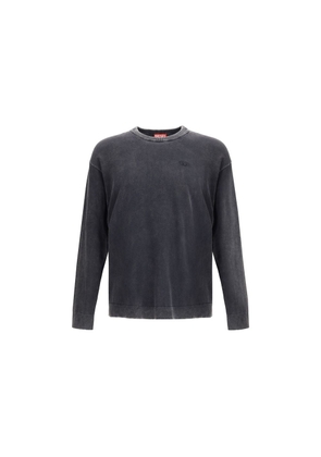 Diesel Gray Cotton Sweatshirt - L