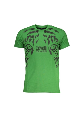 Green Cotton T-Shirt - XL