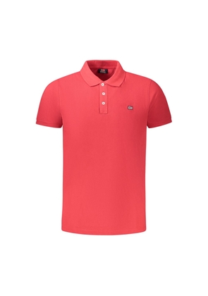 Red Cotton Polo Shirt - XXL