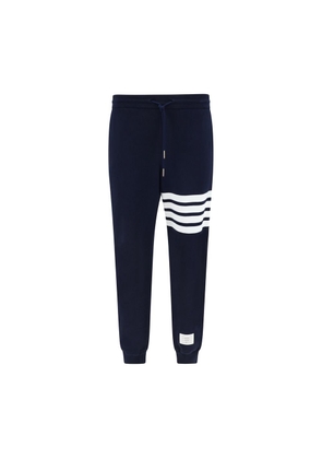 Thom Browne Blue Cotton Joggers (Workout Pants) - 4