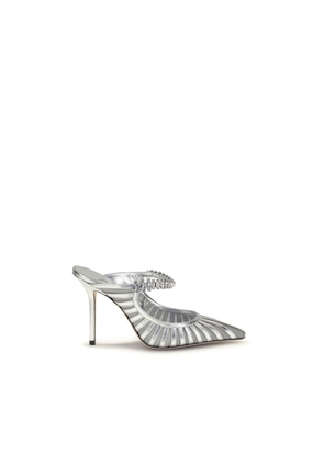 Jimmy Choo Silver Leather High Heel Pumps - EU36/US6