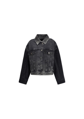 PINKO The Trucker jacket with mini studs - S