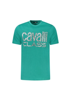 Green Cotton T-Shirt - L
