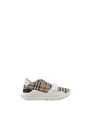 Burberry Beige Cotton Athletic Sneakers - EU36.5/US6.5