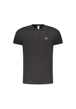 Black Cotton T-Shirt - M