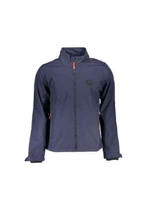 Gianmarco Venturi Blue Polyester Jackets & Coat - M