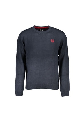 Gianmarco Venturi Blue Cotton Sweater - L