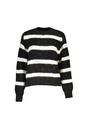 Black Polyester Sweater - L