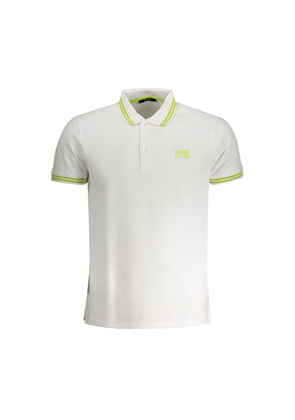 White Cotton Polo Shirt - XL