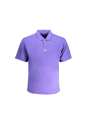 Purple Cotton Polo Shirt - M