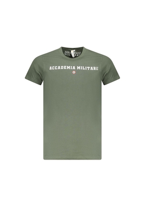 Green Cotton T-Shirt - M