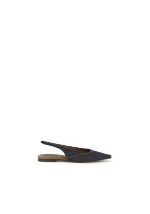 Denim slingback Ballerinas - EU40/US10