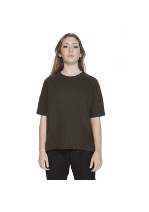 Green Wool Sweater - XS