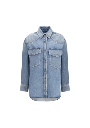 Agolde Blue Denim Shirt - S