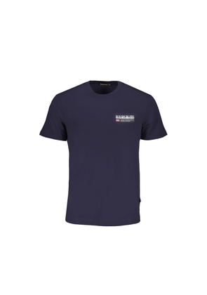 Blue Cotton T-Shirt - M