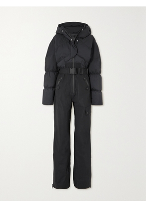 Cordova - Sommet Hooded Belted Padded Ski Suit - Black - x small,small,medium,large