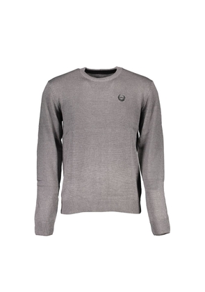 Gianmarco Venturi Gray Cotton Sweater - XXL