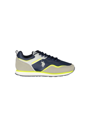 Blue Polyester Sneaker - EU37/US7