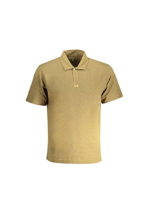 Green Cotton Polo Shirt - M