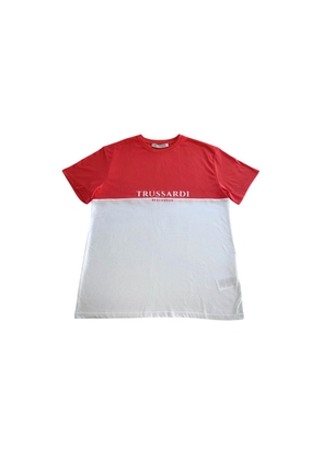 White Polyester T-Shirt - L