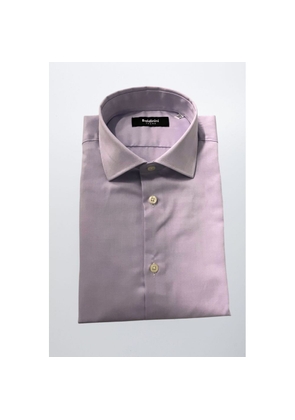Baldinini Trend Purple Cotton Shirt - XL
