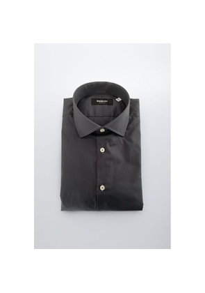 Baldinini Trend Gray Cotton Shirt - M