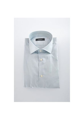 Baldinini Trend Light Blue Cotton Shirt - L