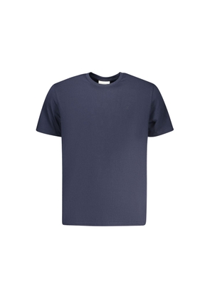 Calvin Klein Blue Cotton Men T-Shirt - XL