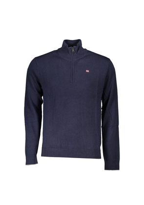 Blue Fabric Sweater - L