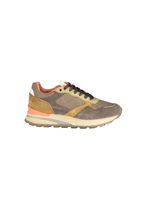 Brown Polyethylene Men Sneaker - EU42/US9