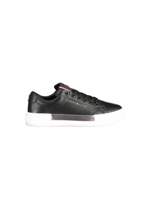 Black Leather Women Sneaker - EU41/US11